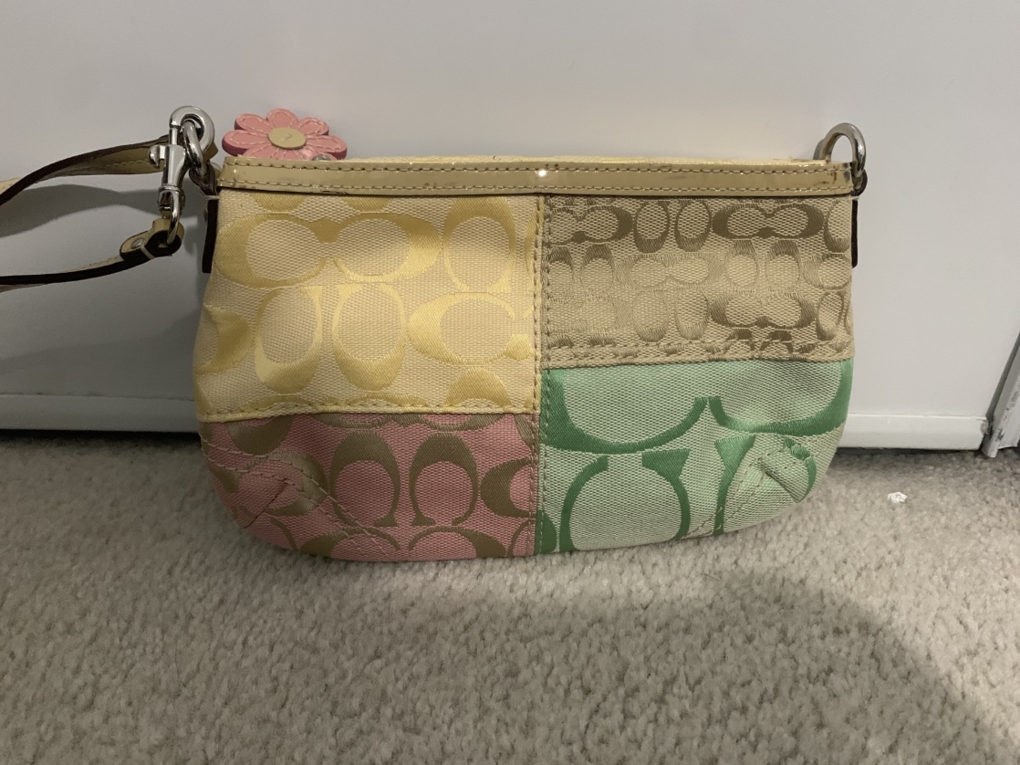 Coach Patchwork Wristlet