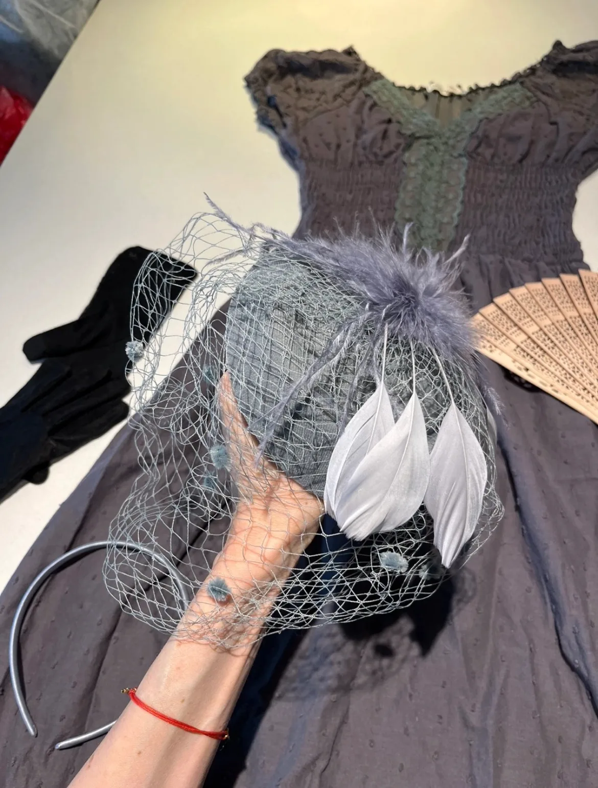 Victorian Style Dress with Accessories image indicator(7)