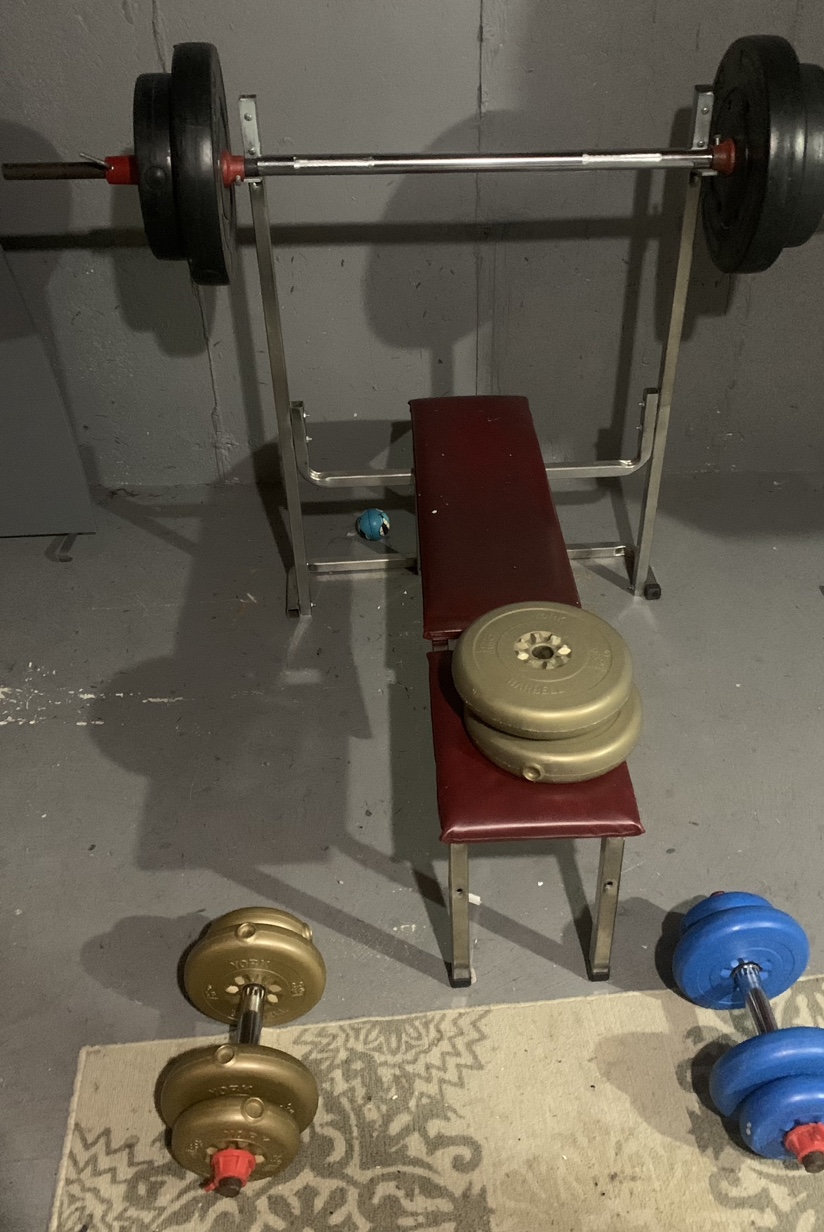 Weight Bench and Weights - photo 2