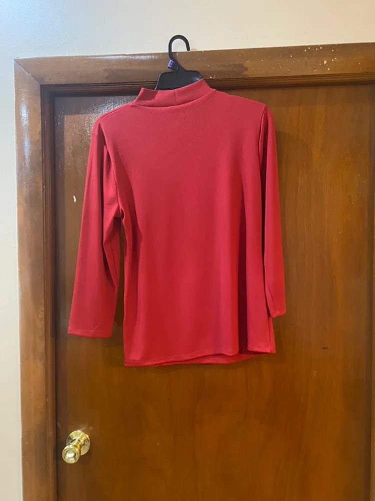 Red Mock Neck image indicator(2)