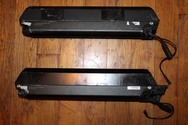 2 x Electric Bike Batteries & Chargers (NCM DasKit i5) image indicator(3)