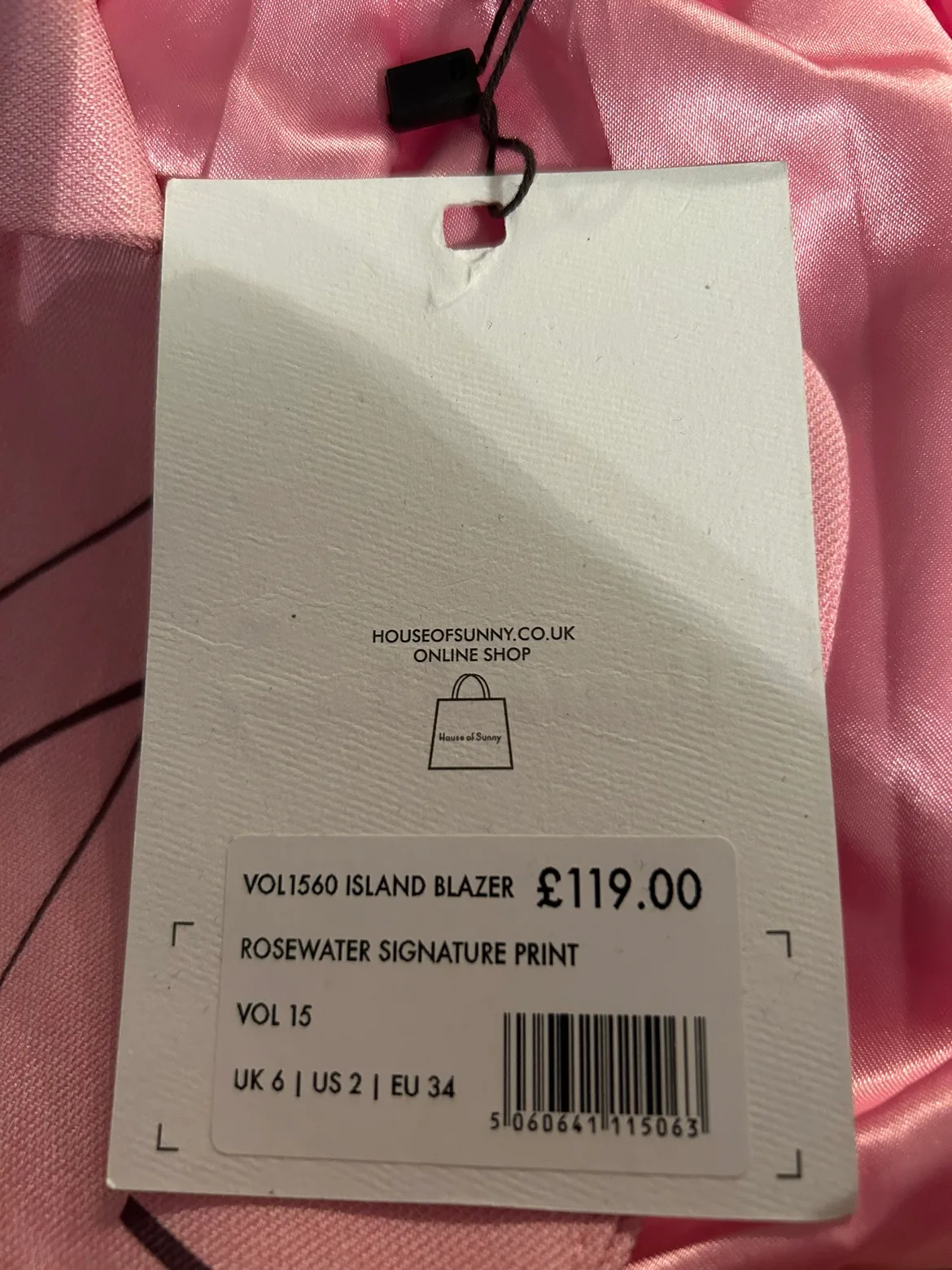 House of sunny Island Blazer Pink Size 2 image indicator(5)