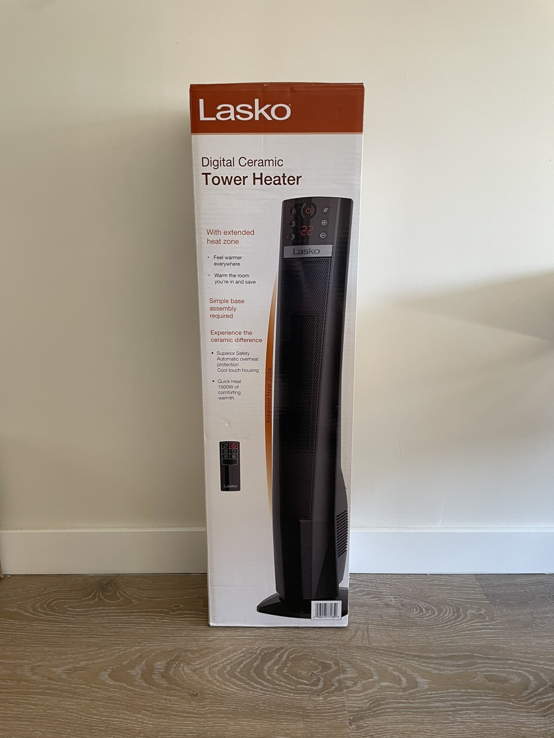 Lasko Digital Ceramic Tower Heater
