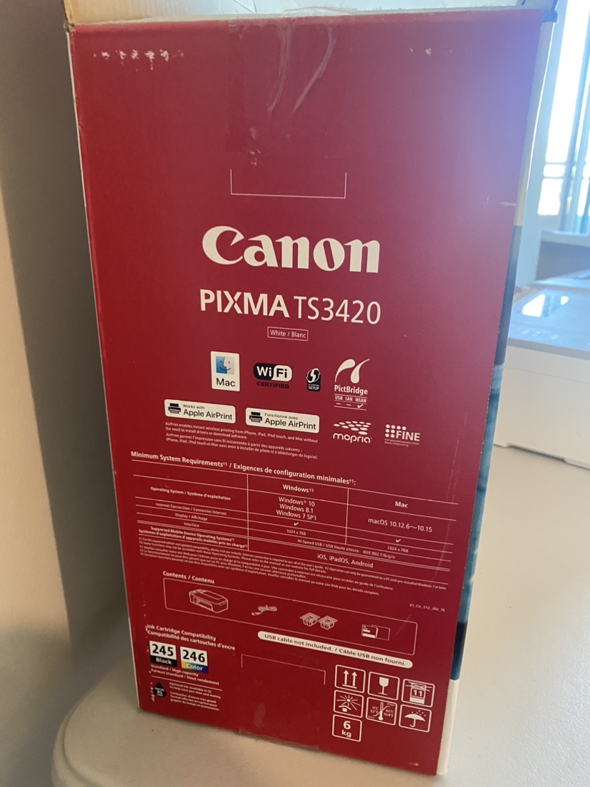 Canon PIXMA TS3420 All-in-One Printer (White) - photo 3