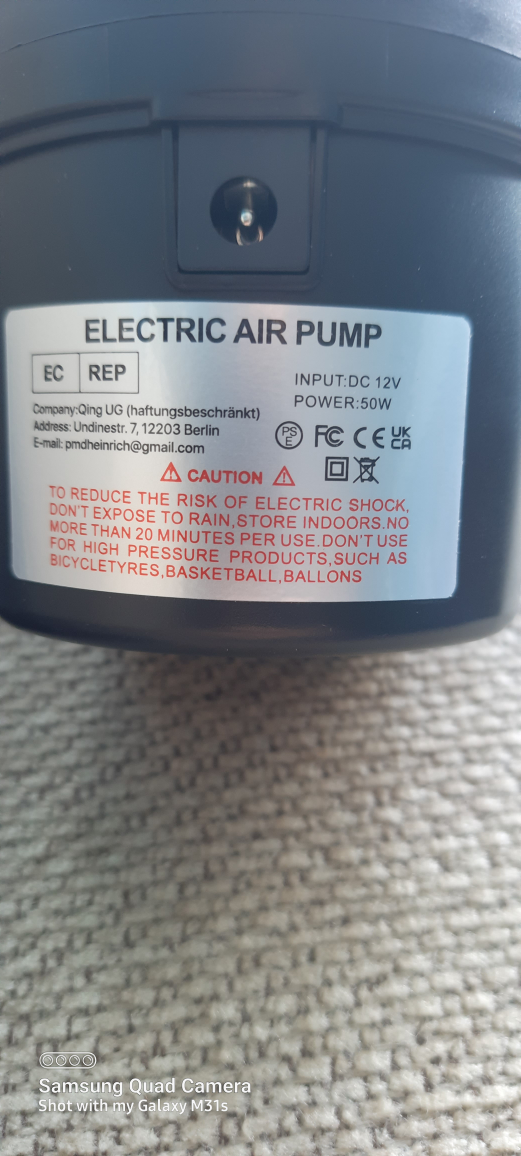 Electric Air Pump - photo 2