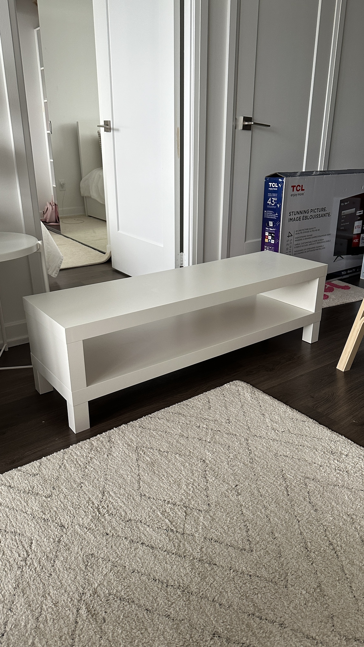 White IKEA TV Stand - photo 4