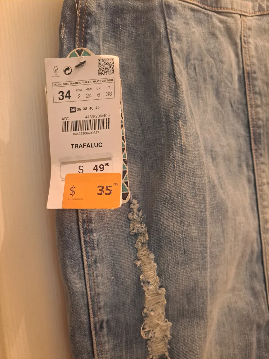 Zara Denim Skirt image indicator(2)