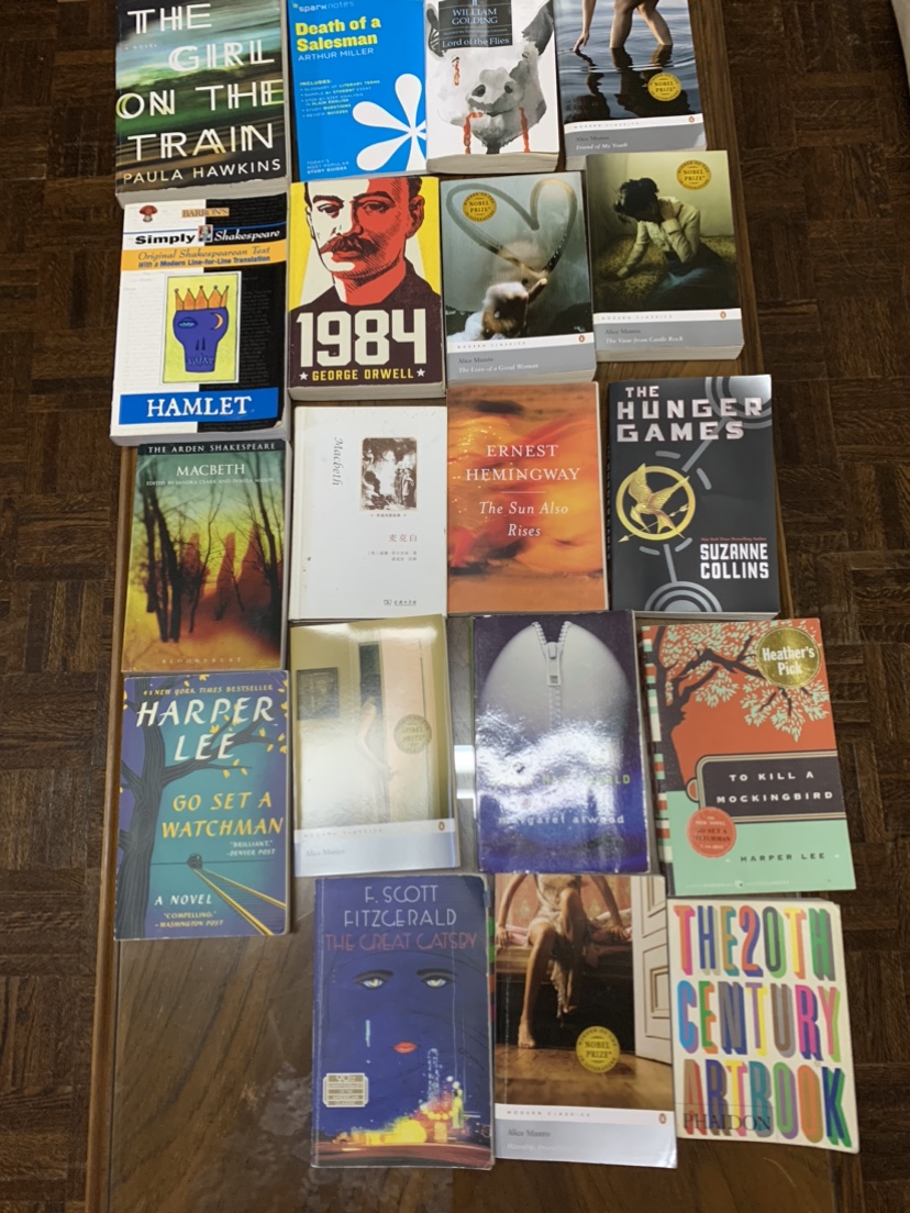 A Lot of Books for High School students