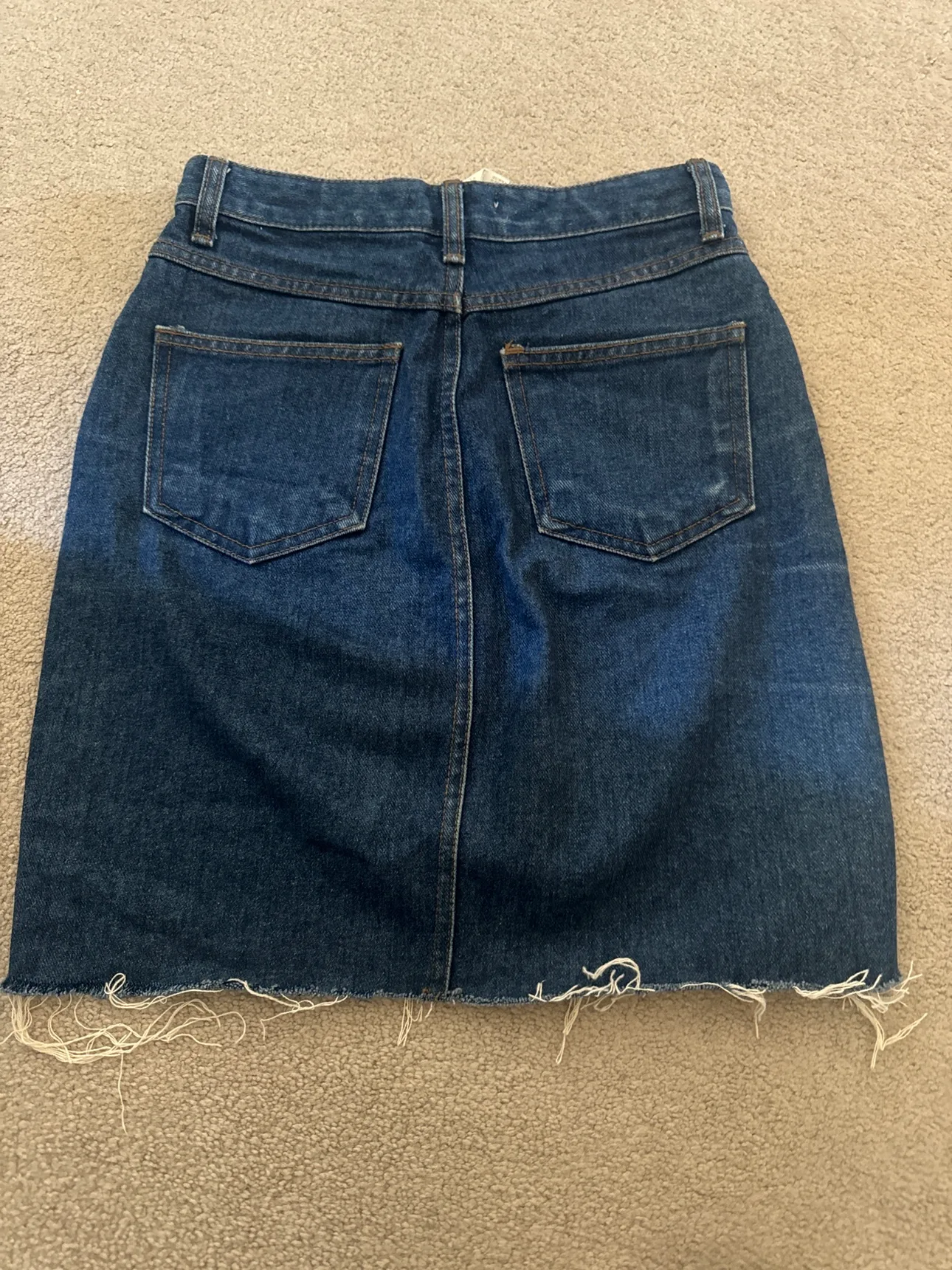 100% Cotton Blue Denim Skirt image indicator(2)