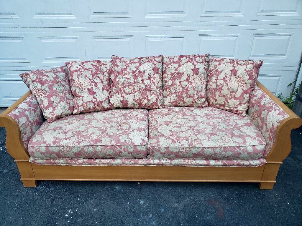 🧡Retro Vintage Floral Couch