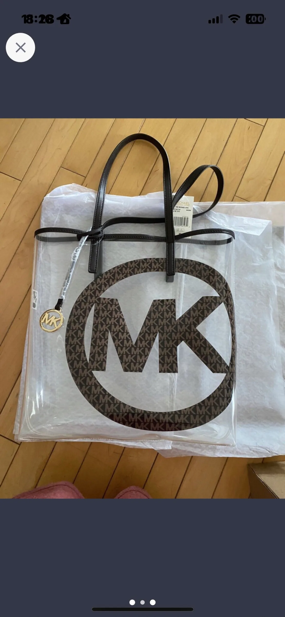 Michael Kors Clear Tote Bag image indicator(2)