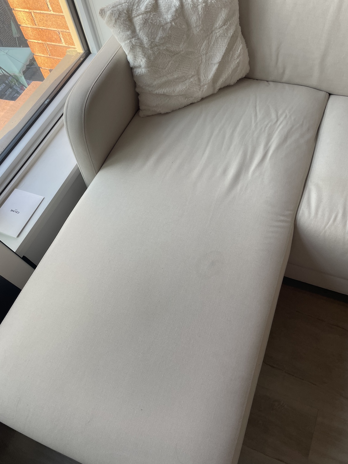 Beige Sectional Sofa - photo 3