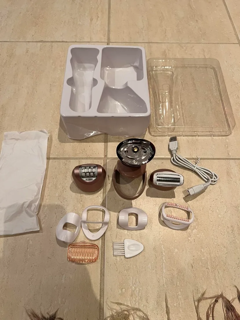 Hatteker Cordless Rechargeable Epilator image indicator(2)