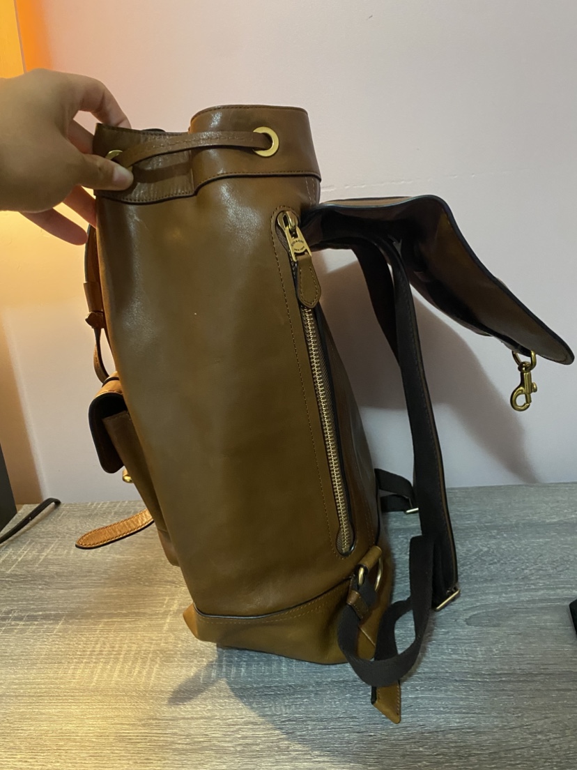 Coach Leather Backpack - photo 3