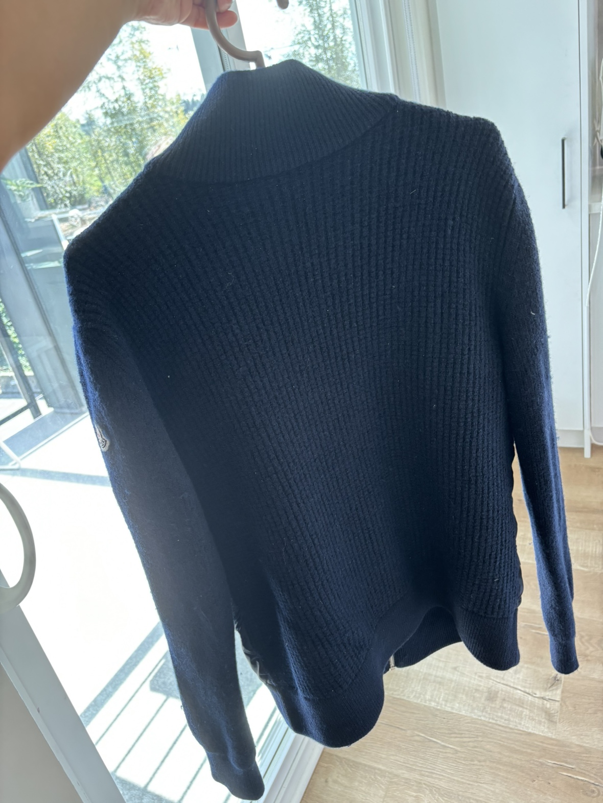 Moncler Navy Blue Jacket (size L) - photo 3