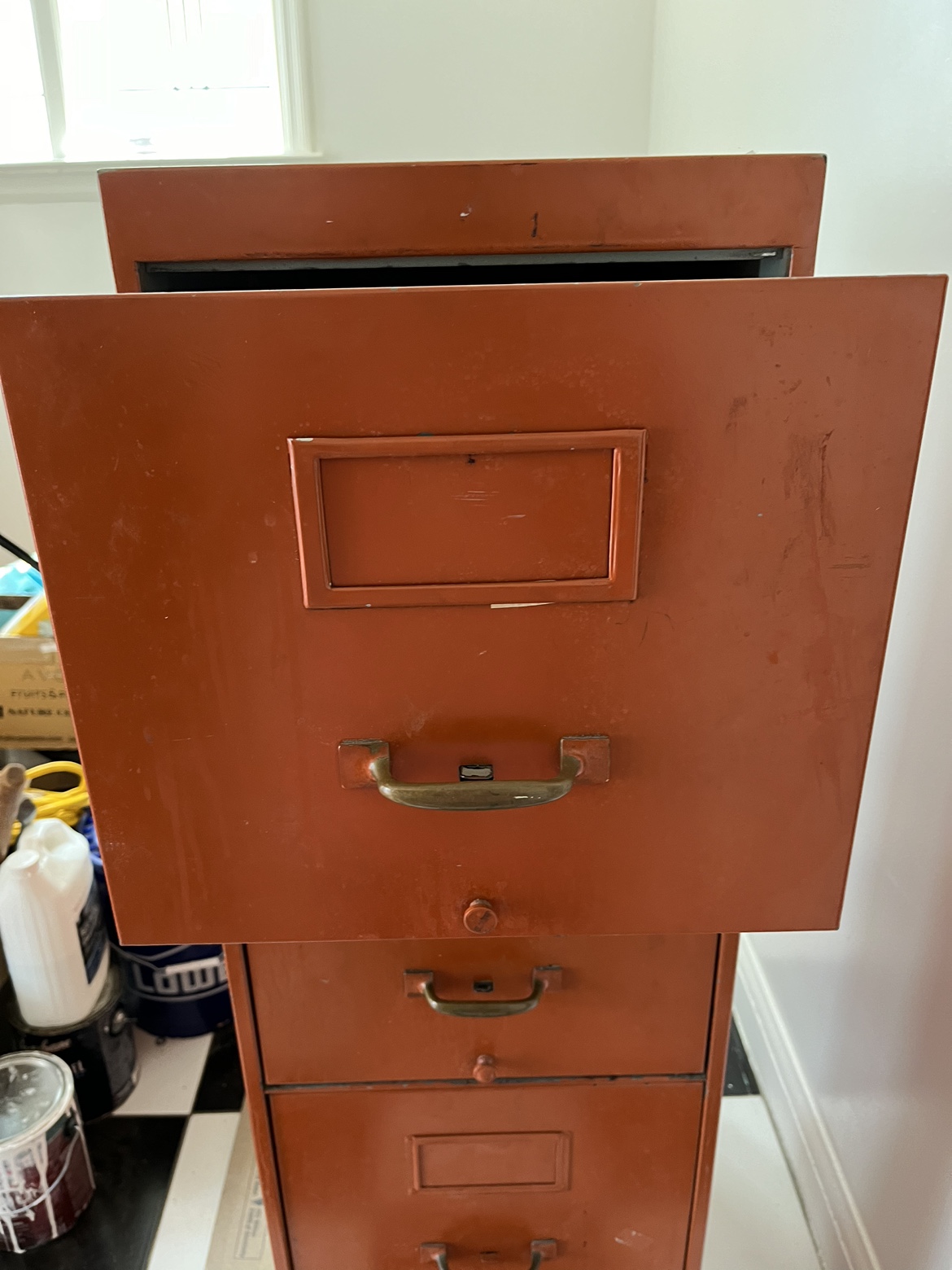 Vintage 4-Drawer Filing Cabinet - photo 2