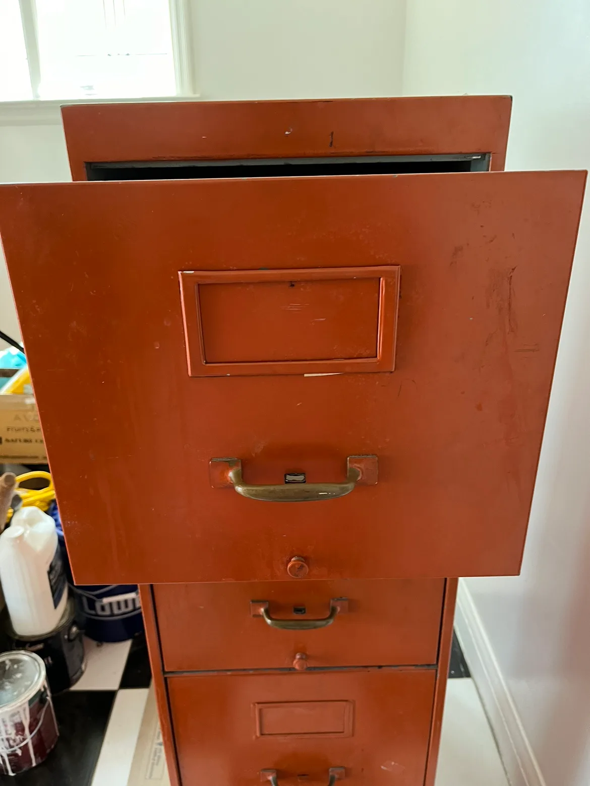 Vintage 4-Drawer Filing Cabinet image indicator(2)