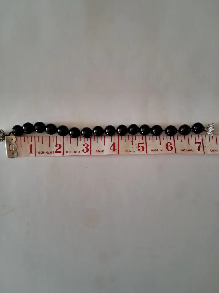 Black Bead Bracelet #freecycle# image indicator(3)