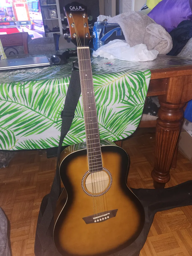 Barely Used GWL Acoustic Guitar thumbnail