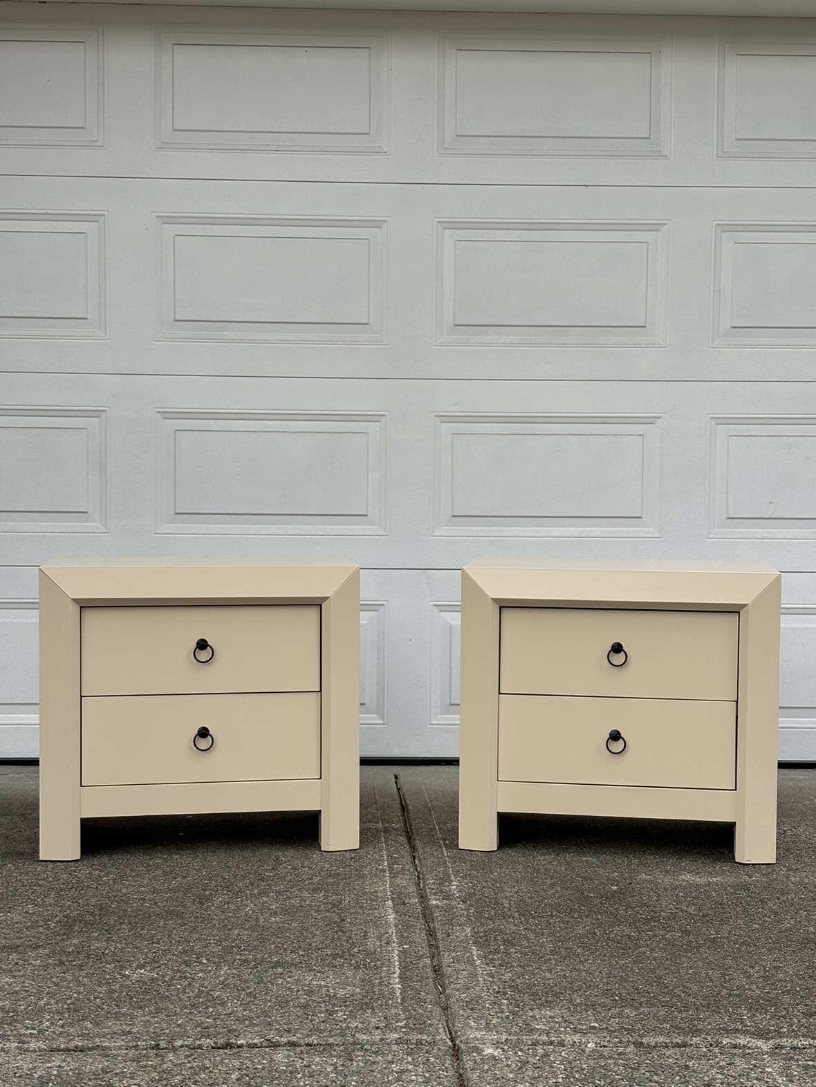 Pair of Refinished Nightstands