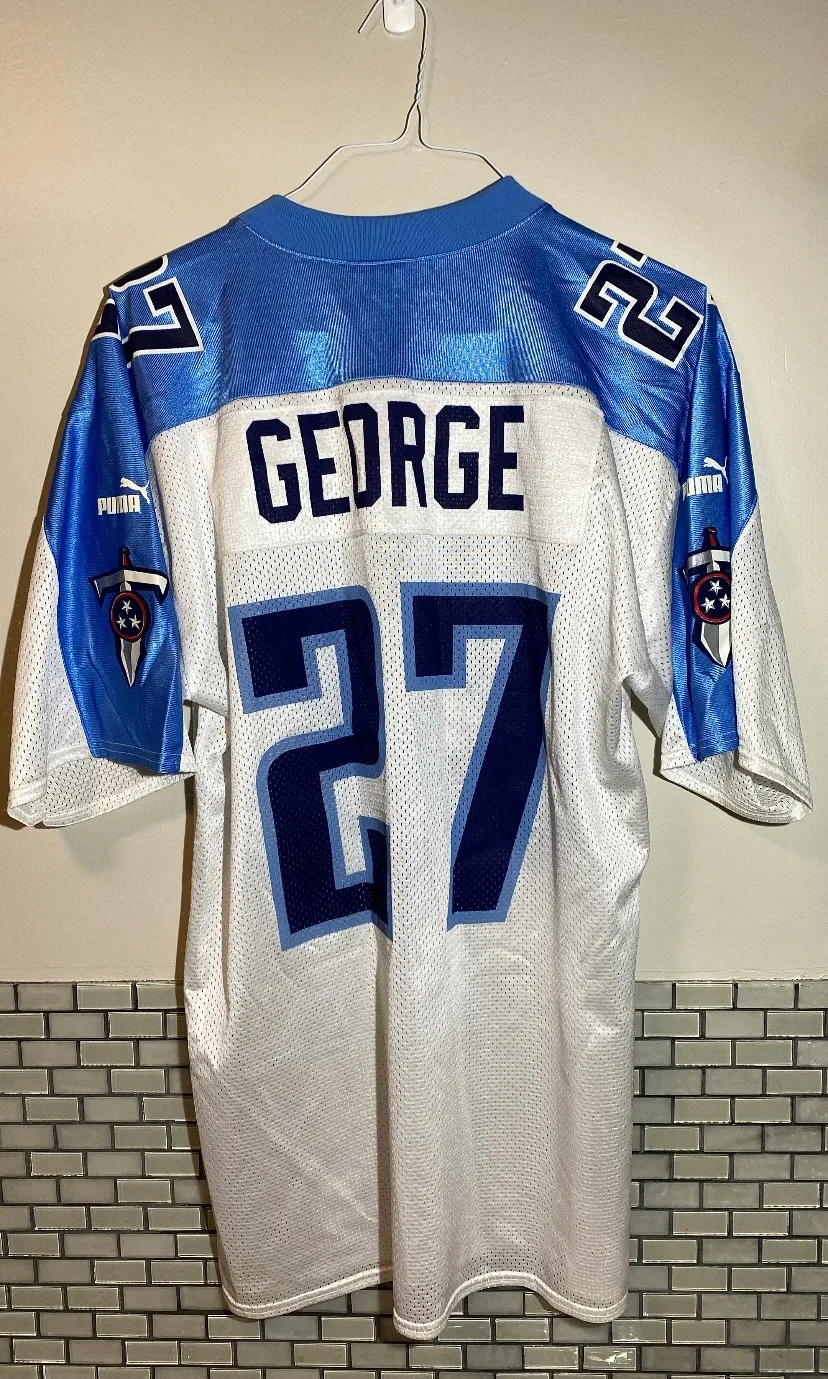 Vintage Puma Tennessee Titans Eddie George NFL Football Jersey L image indicator(2)