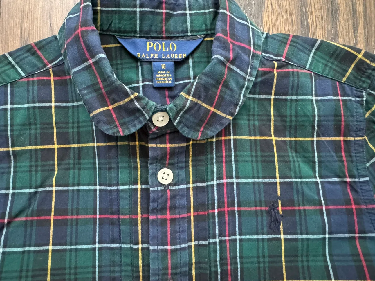 Polo Ralph Lauren Lids Plaid Button Up Shirt image indicator(3)