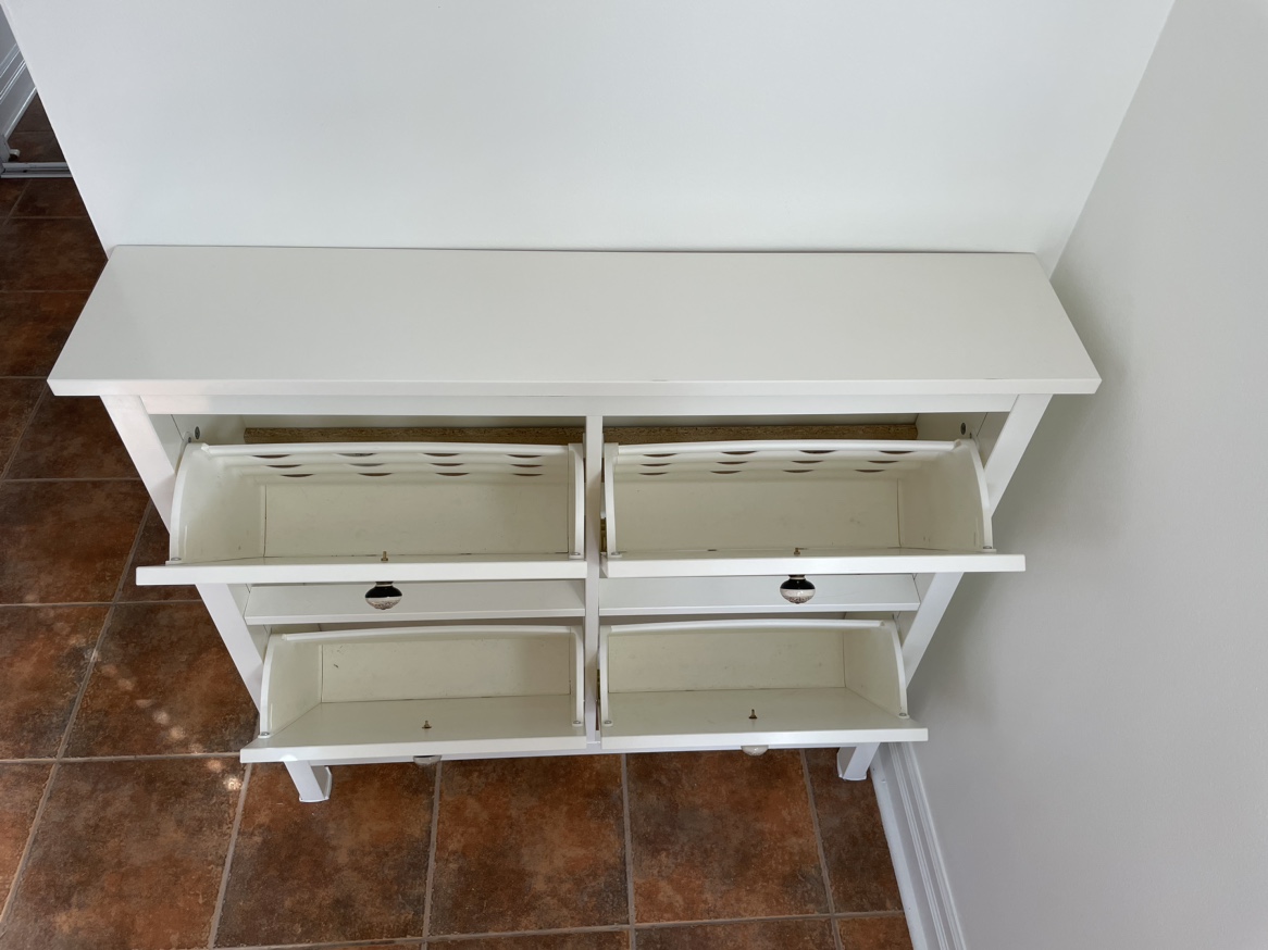 White Shoe Cabinet - photo 3