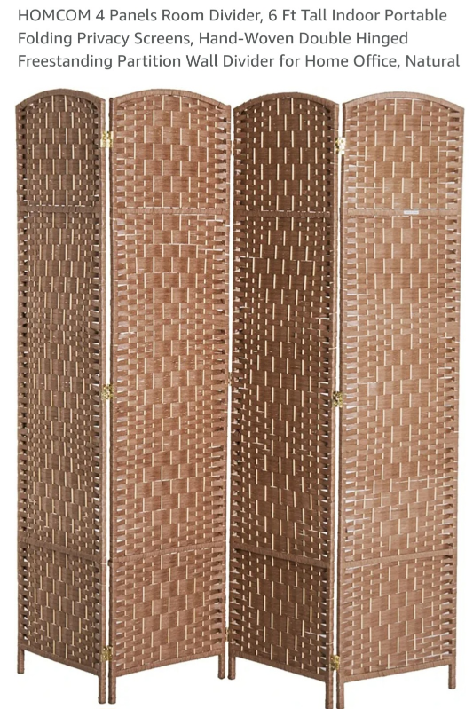 4 Panel Room Divider