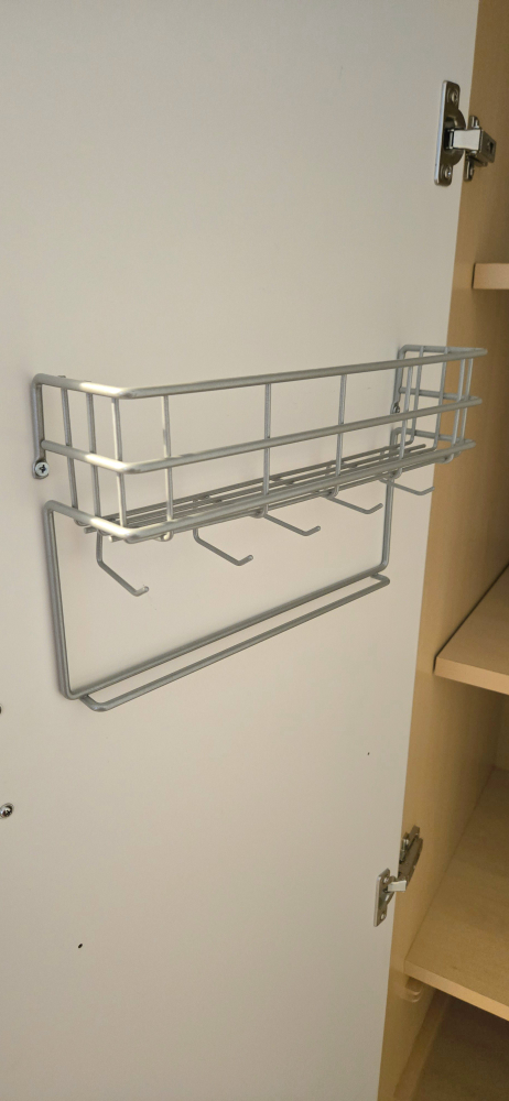 Tall bookcase with door - photo 4