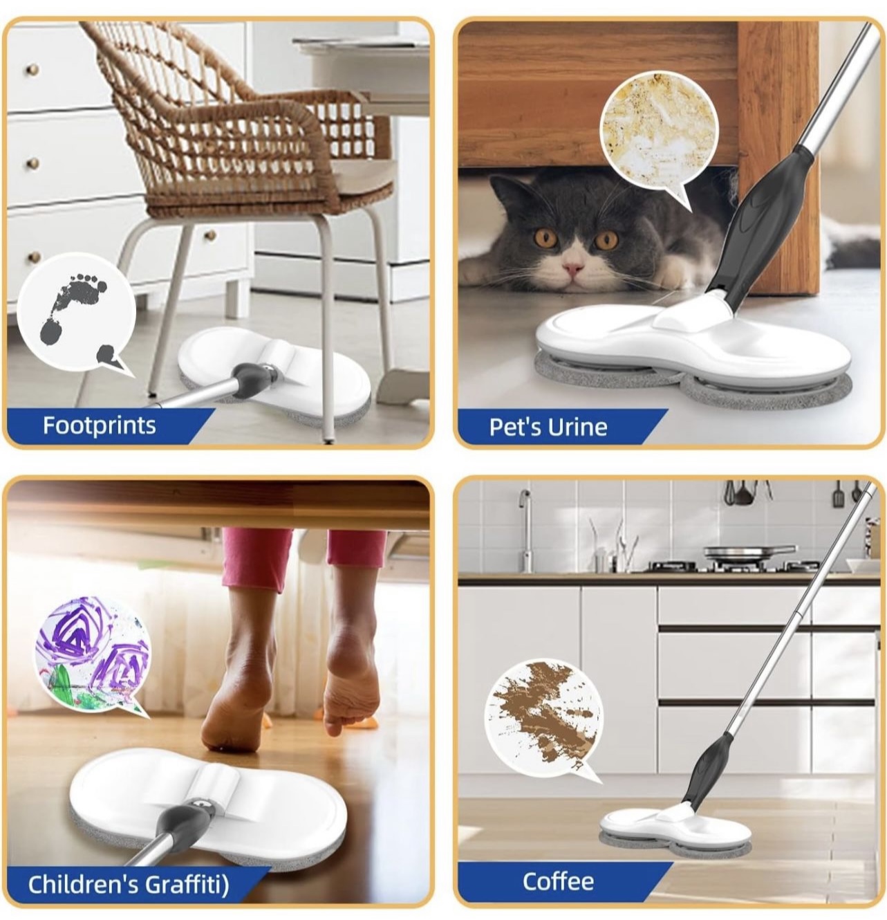 Cordless Electric Spin Mop - photo 2