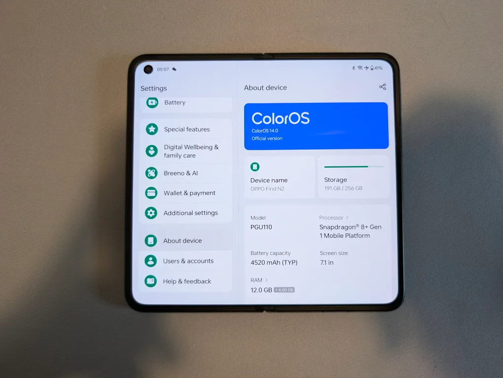 OPPO Find N2 Foldable Phone