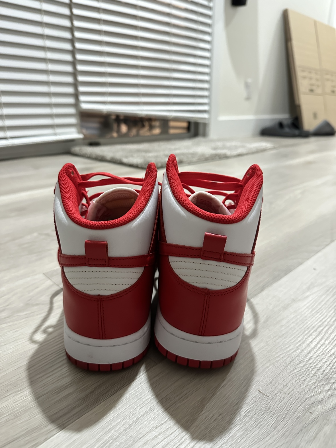 Nike Dunk High Red - photo 2