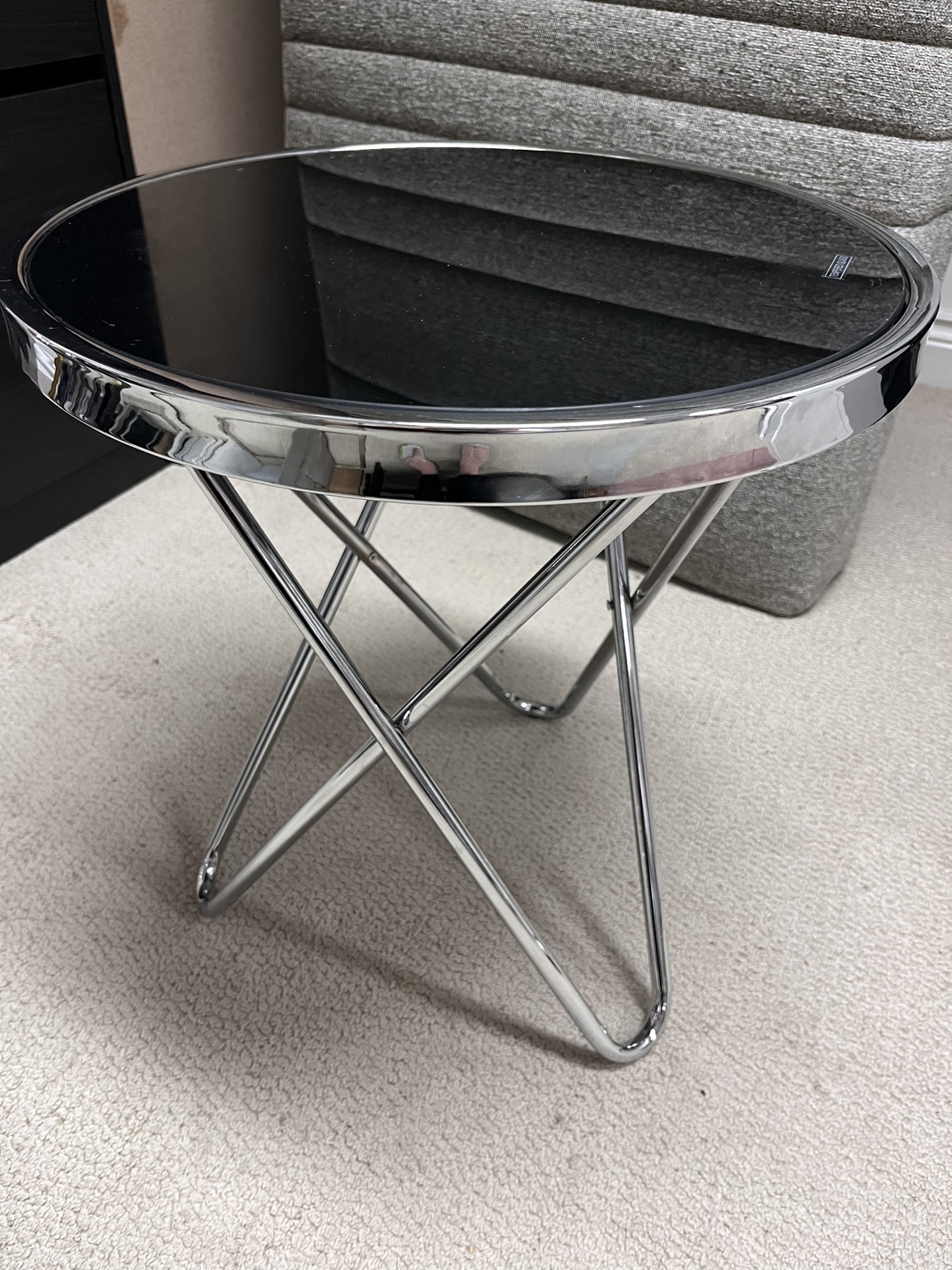 Small Glass Top Table (price negotiable)