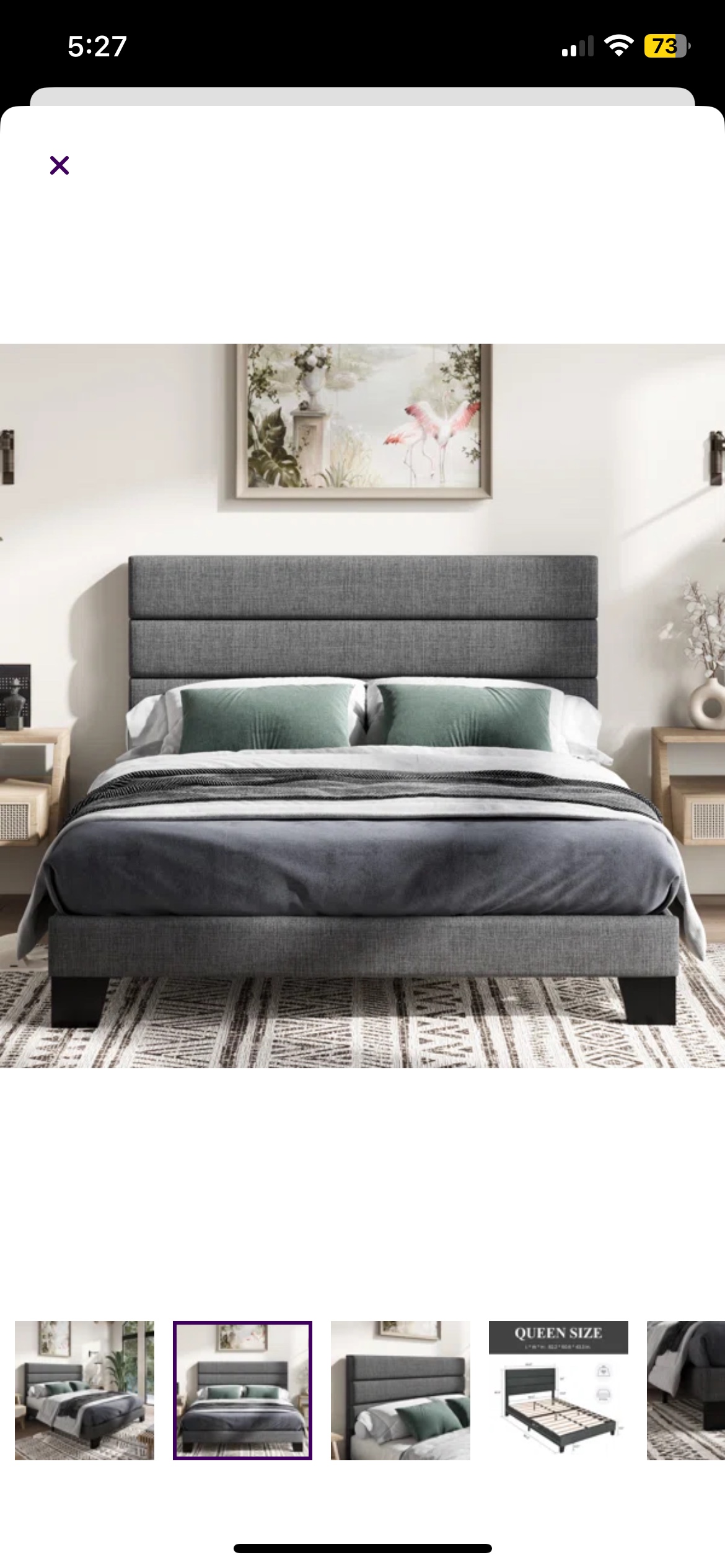 Queen Size Bed Frame - photo 3