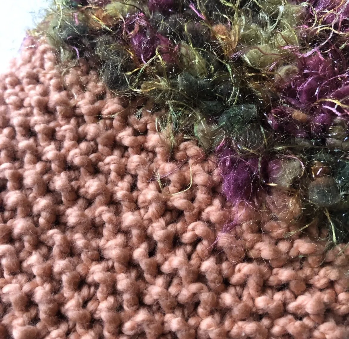 Knitted cross body Bag - handmade, new image indicator(3)