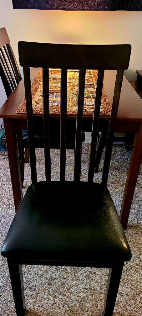 Reclining Love Seat & chair; TV stand; kitchen table - photo 4