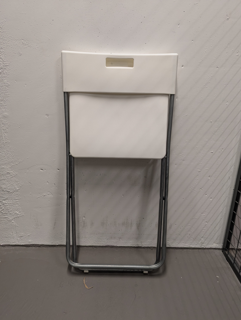 White Ikea Folding Chair