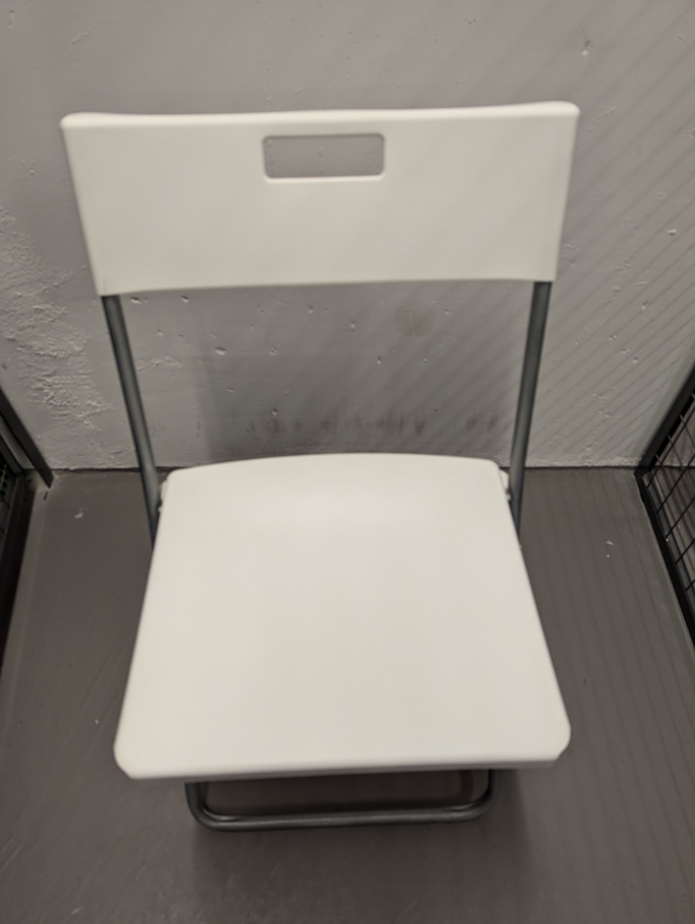 White Ikea Folding Chair - photo 5
