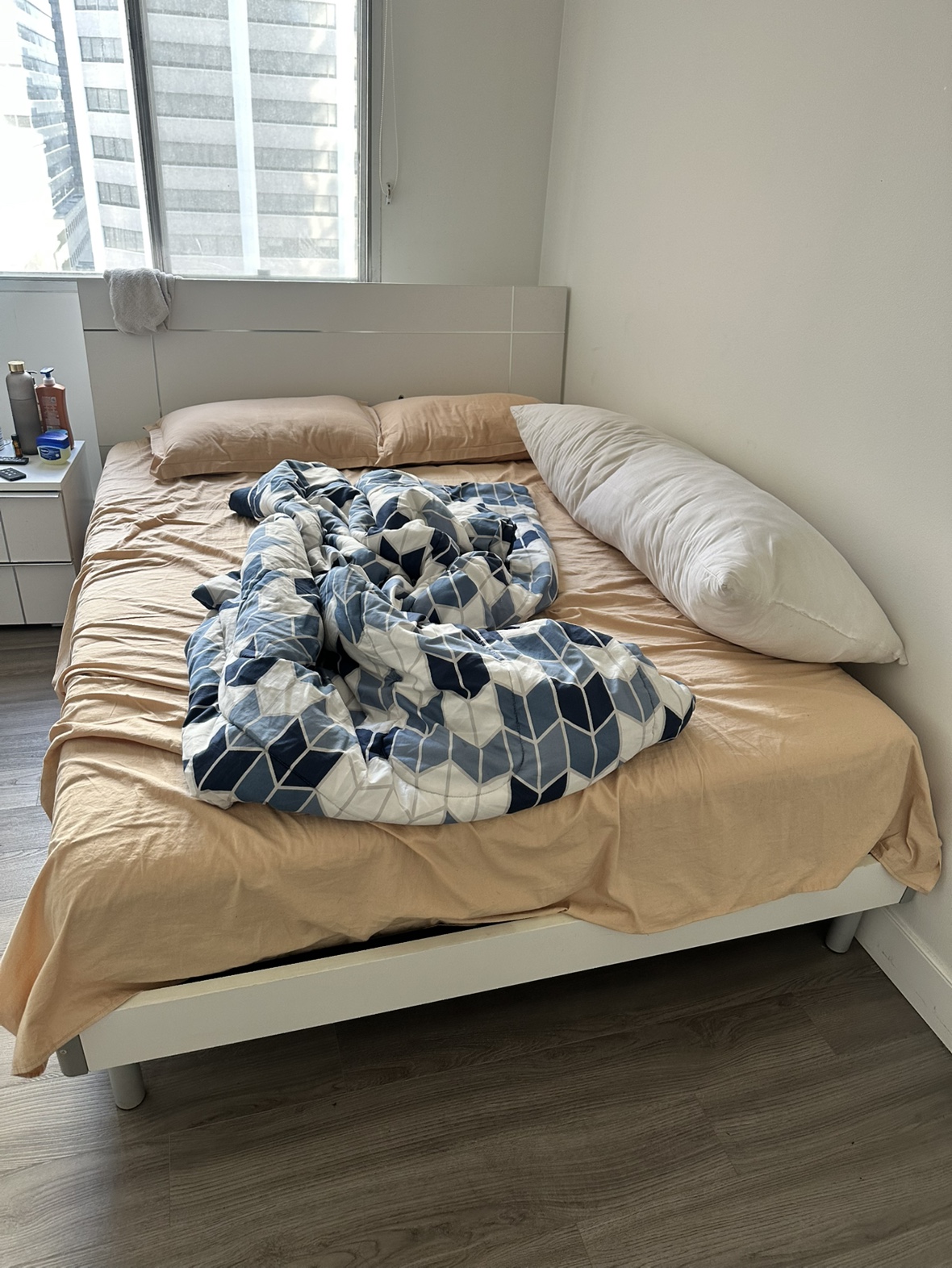 Queen-sized bed frame #freecycle
