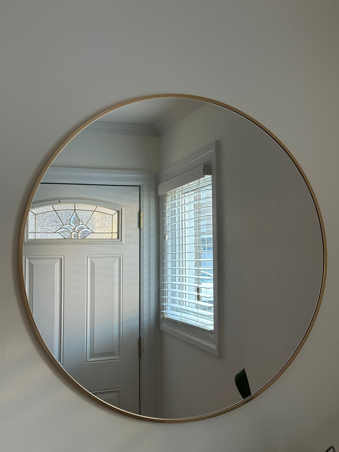 Round Gold Mirror (75 cm, 29.5 inches)