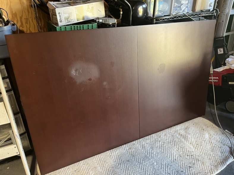 Solid wood dining table