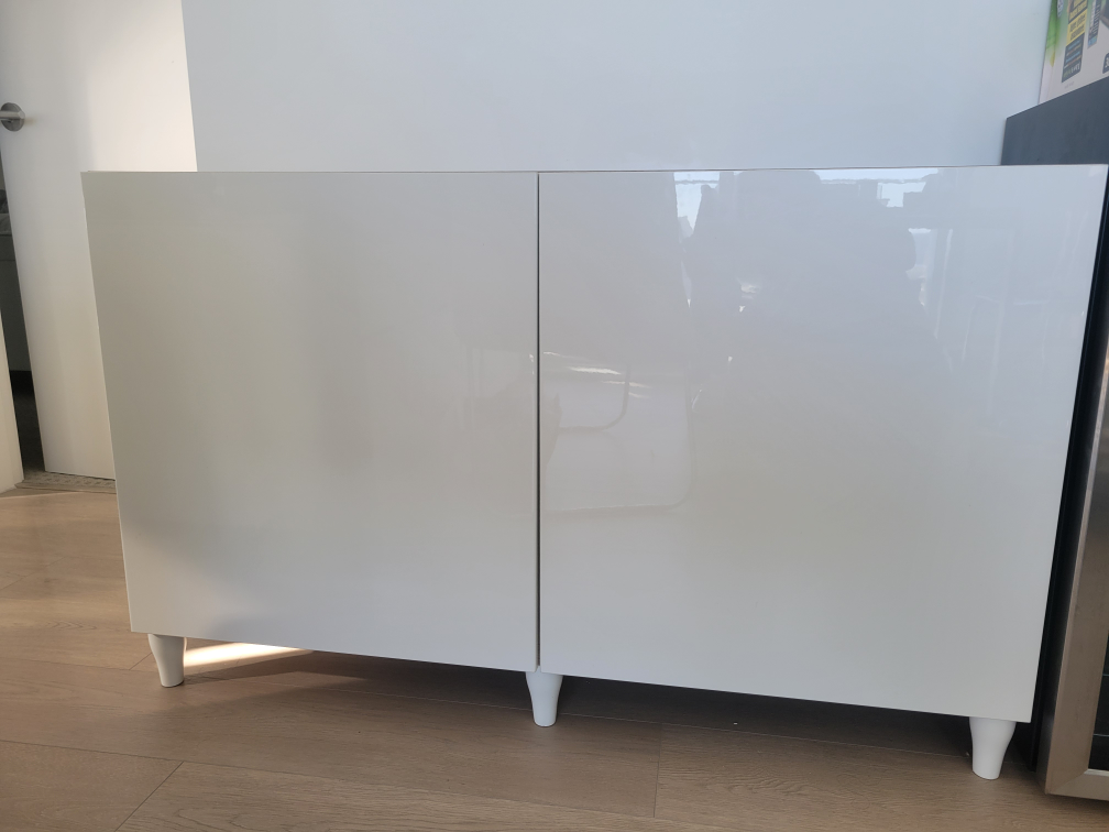 TV bench with doors IKEA