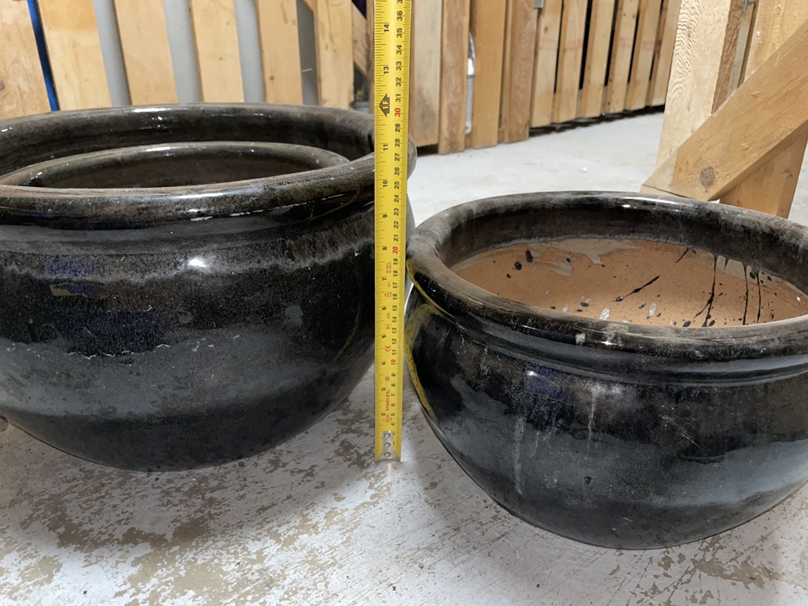 Selection of ceramic/earthenware pots (2 colours) - photo 5