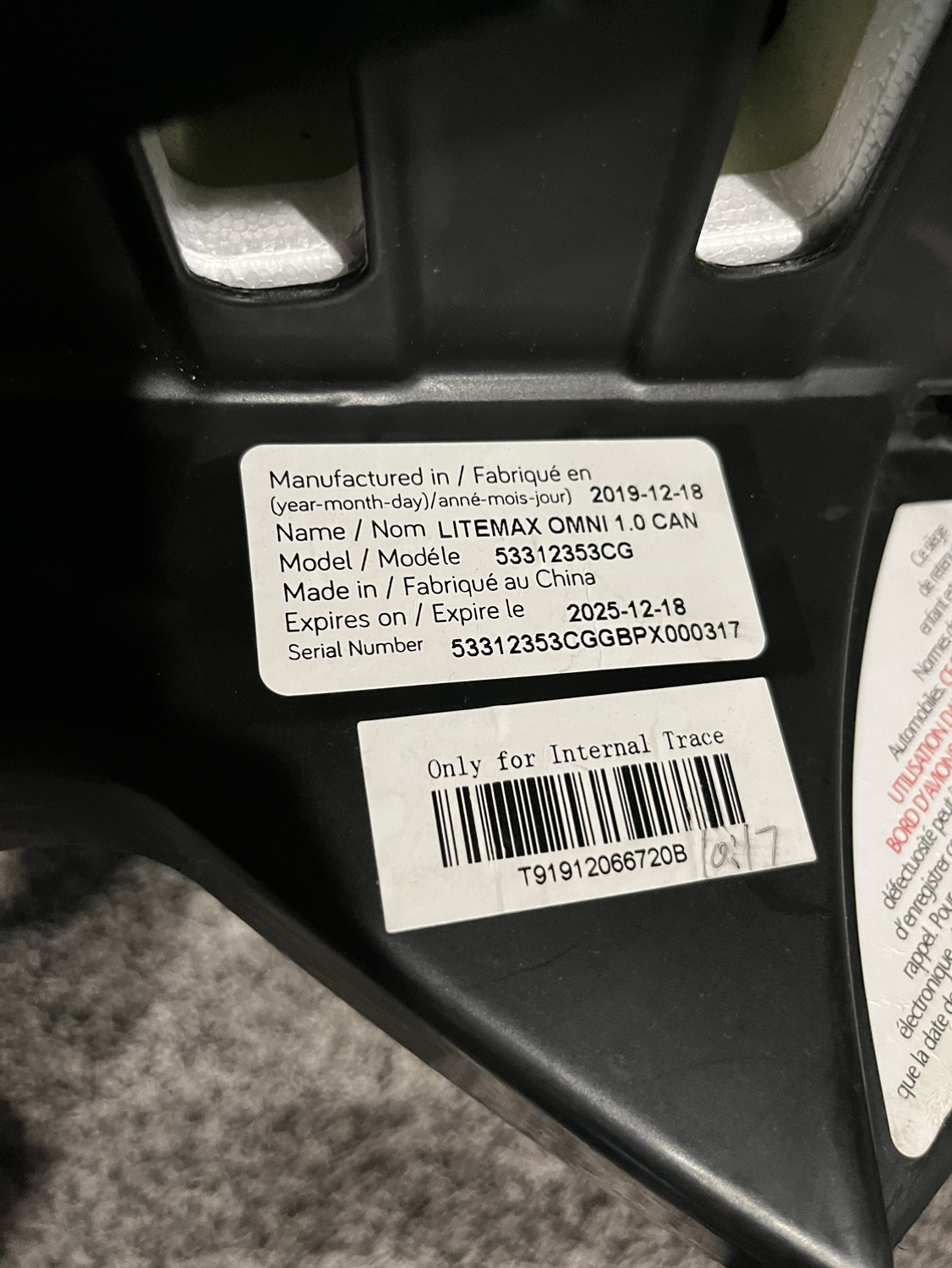 Even Flo car seat and stroller Travel System