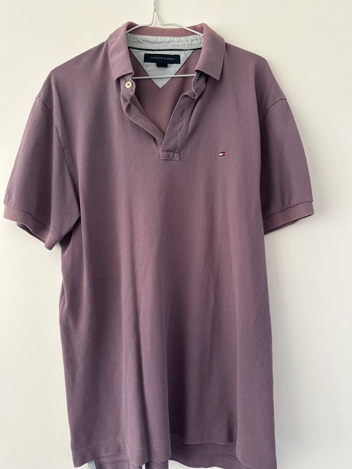 Tommy Hilfiger Purple Polo Shirt #freecycle thumbnail
