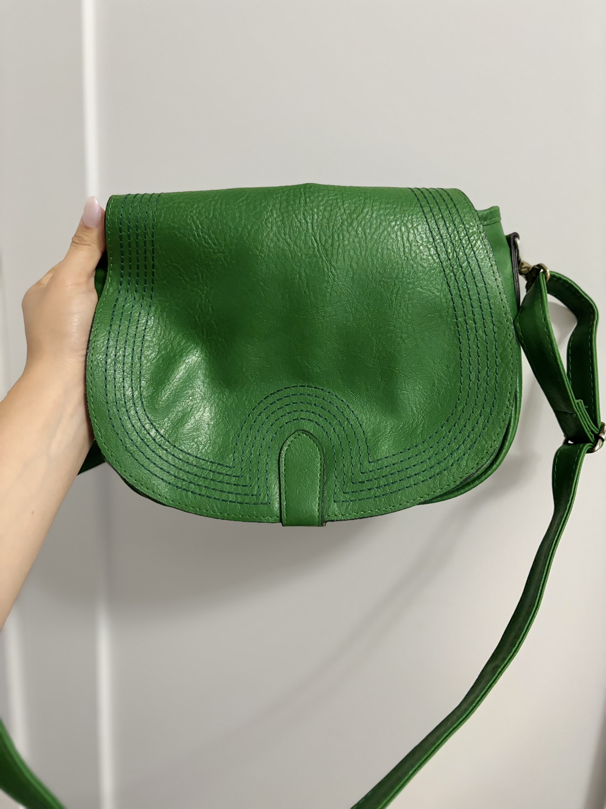 Coach bag and green purse - photo 4