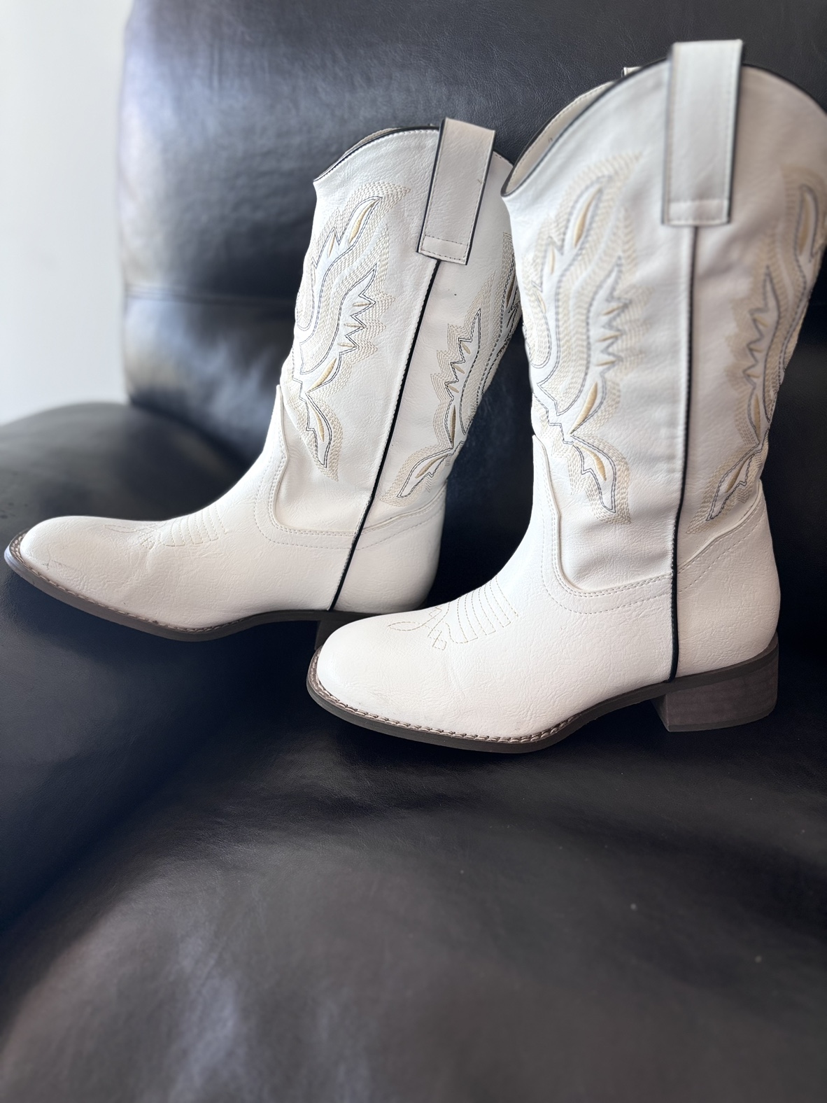 White Cowboy Boots - photo 3