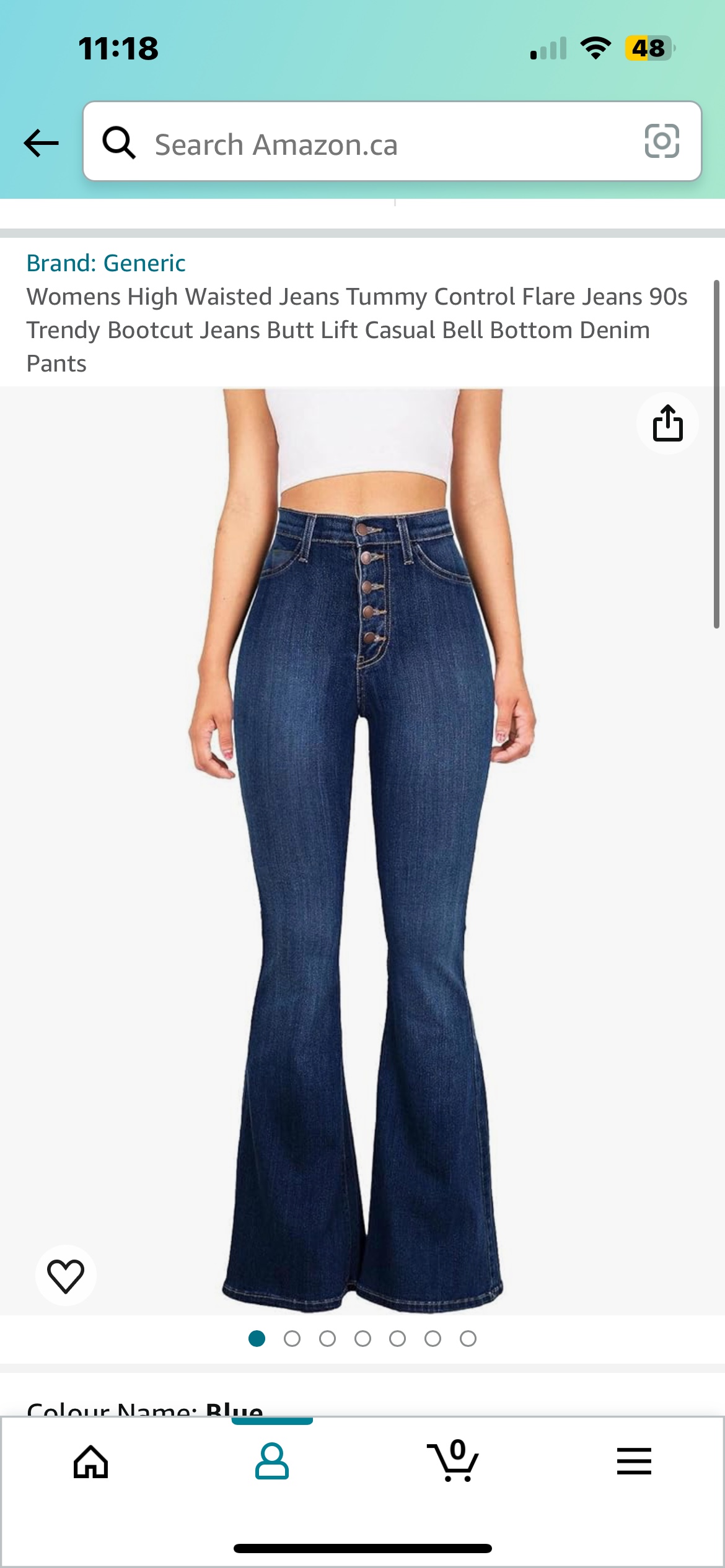 High Waisted Flare Jeans