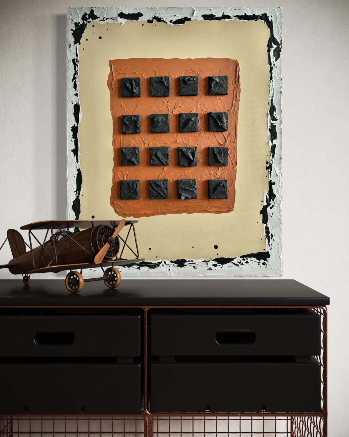 Handmade Abstract Canvas Painting