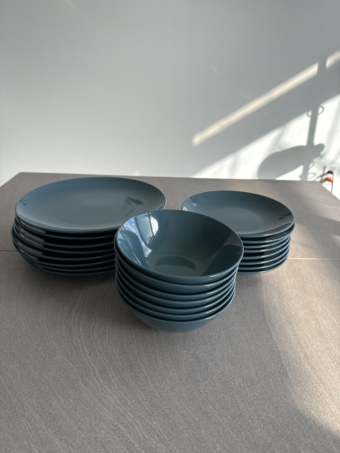 FÄRGKLAR 24-piece Dinnerware Set Turquoise